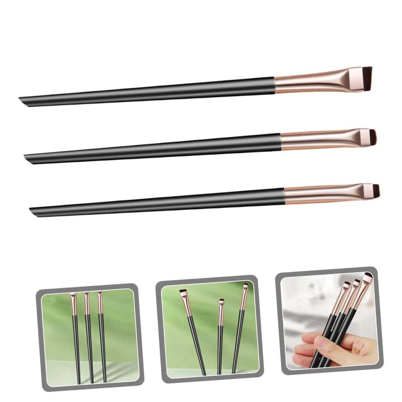 Набор кистей для теней Mikinona Угловая, фото №5