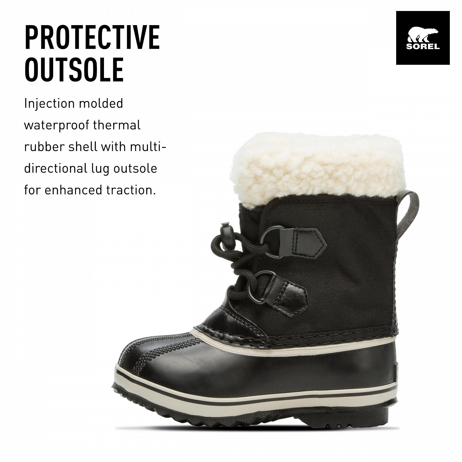 Унисекс Зимние Сапоги Sorel Yoot Pac Nylon WP водонепроницаемые, фото №3