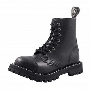 Ботинки Steels 8 Hole Черные - Фото 1