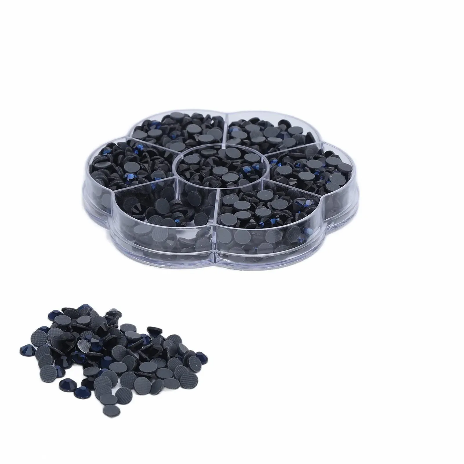 Стрази для нігтів Emoshayoga Klar Glas JM201 Molan, прозорі, 200 шт, фото №2