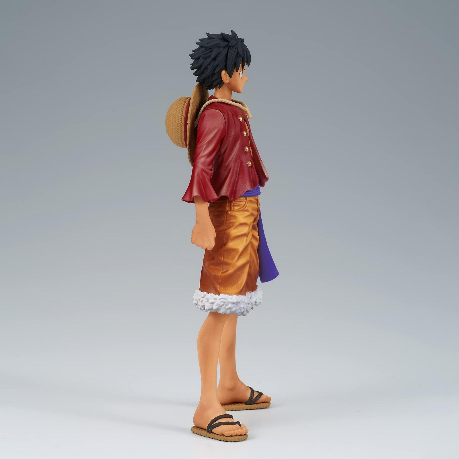 Фигурка Banpresto One Piece Dxf The Grandline Series Monkey D. Luffy Wanokuni 16 см, разноцветная, фото №3