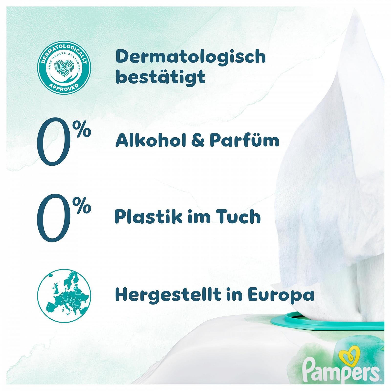 Вологі серветки Pampers Harmonie Aqua 432 шт (9 x 48), фото №4
