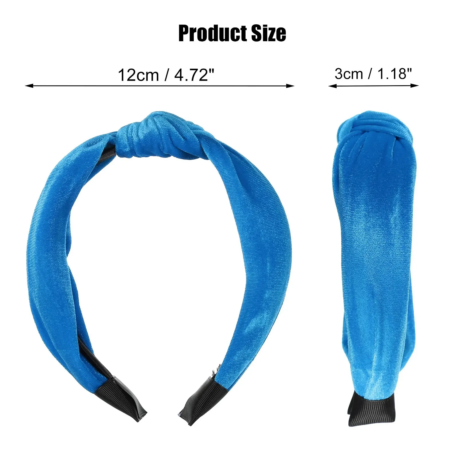 Обруч VOCOSTE Оксамитовий Вузлик Блискучі, фото №5