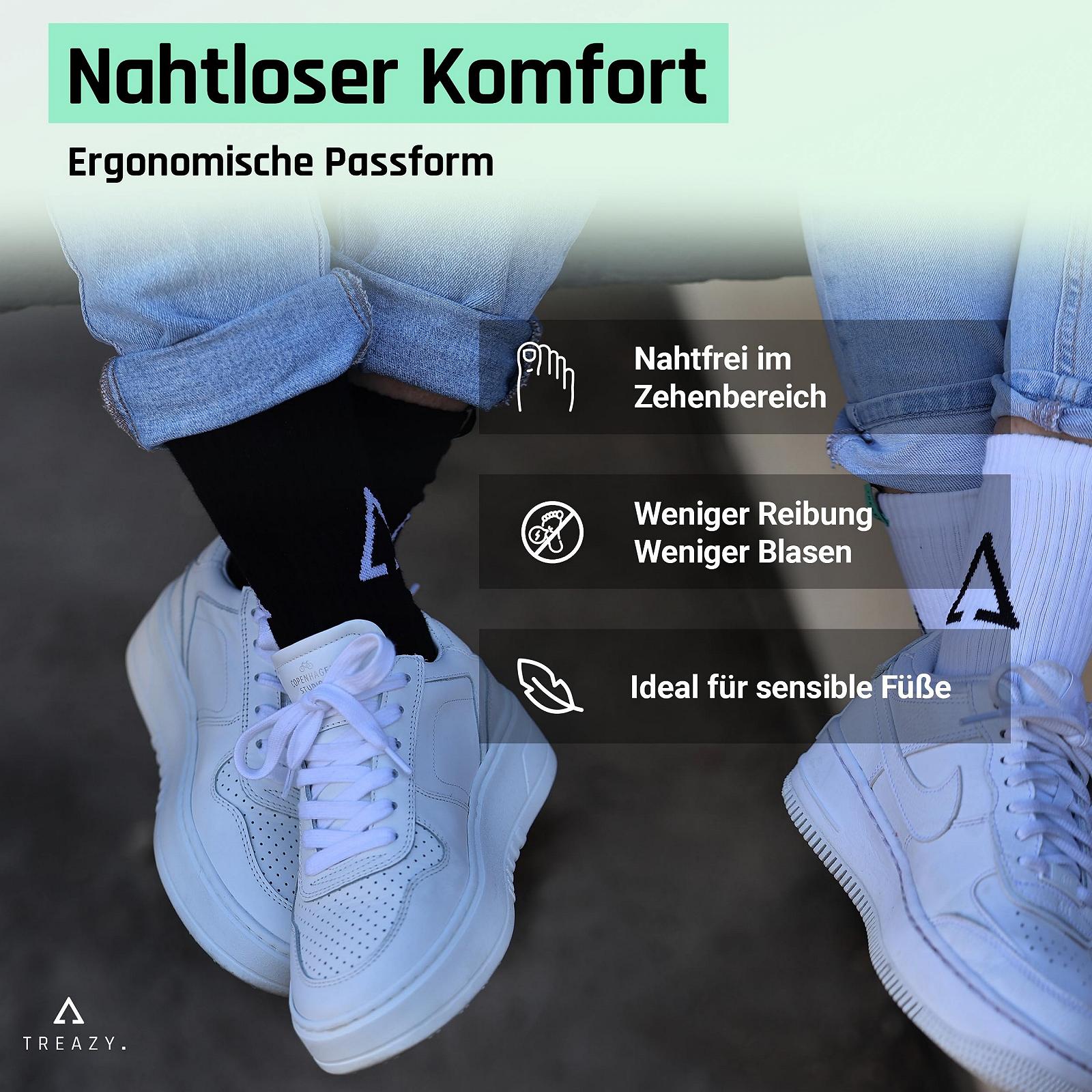 Носки Treazy Tennis Crew из органического хлопка, фото №3