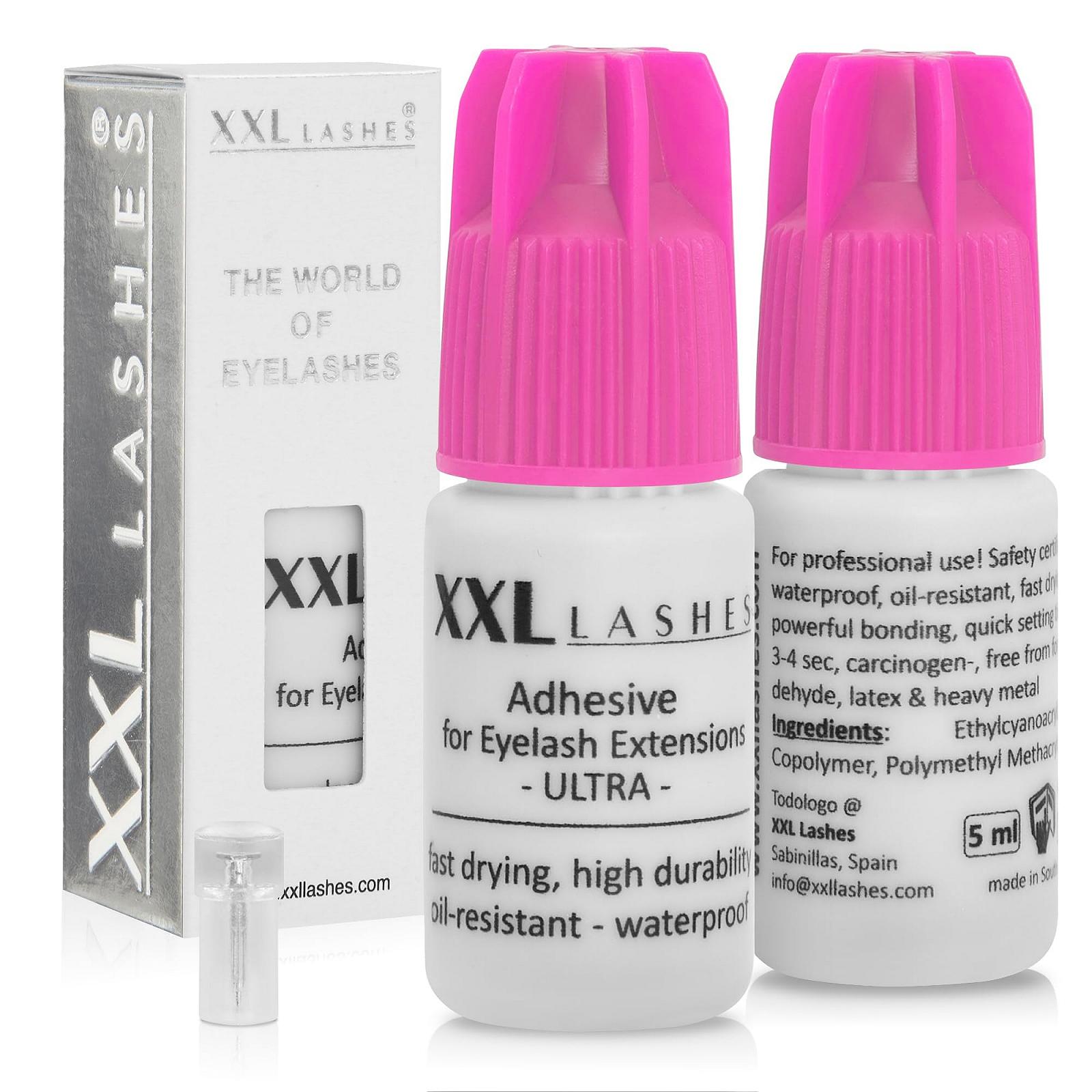 Клей для вій XXL Lashes xD "Ultra" Маслостійкий Висока міцність Швидковисихаючий Водостійкий Придатний для об'ємної техніки 5 мл, фото №1