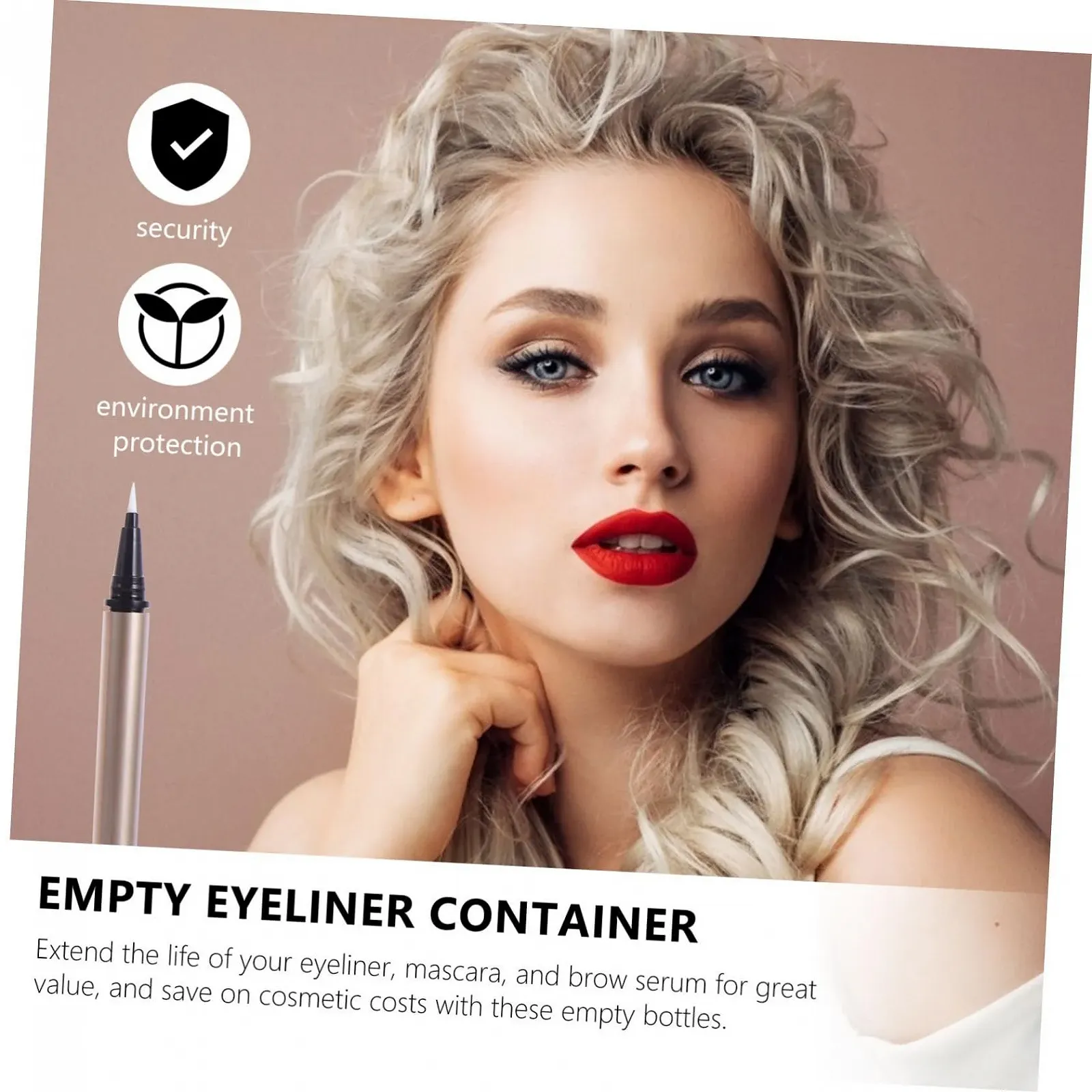 Подводка для глаз Beavorty 1Многоразового использования. С блестками, фото №7