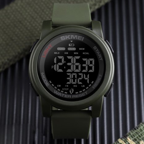 Годинник Skmei Military 1469AGBK Чорний, фото №3