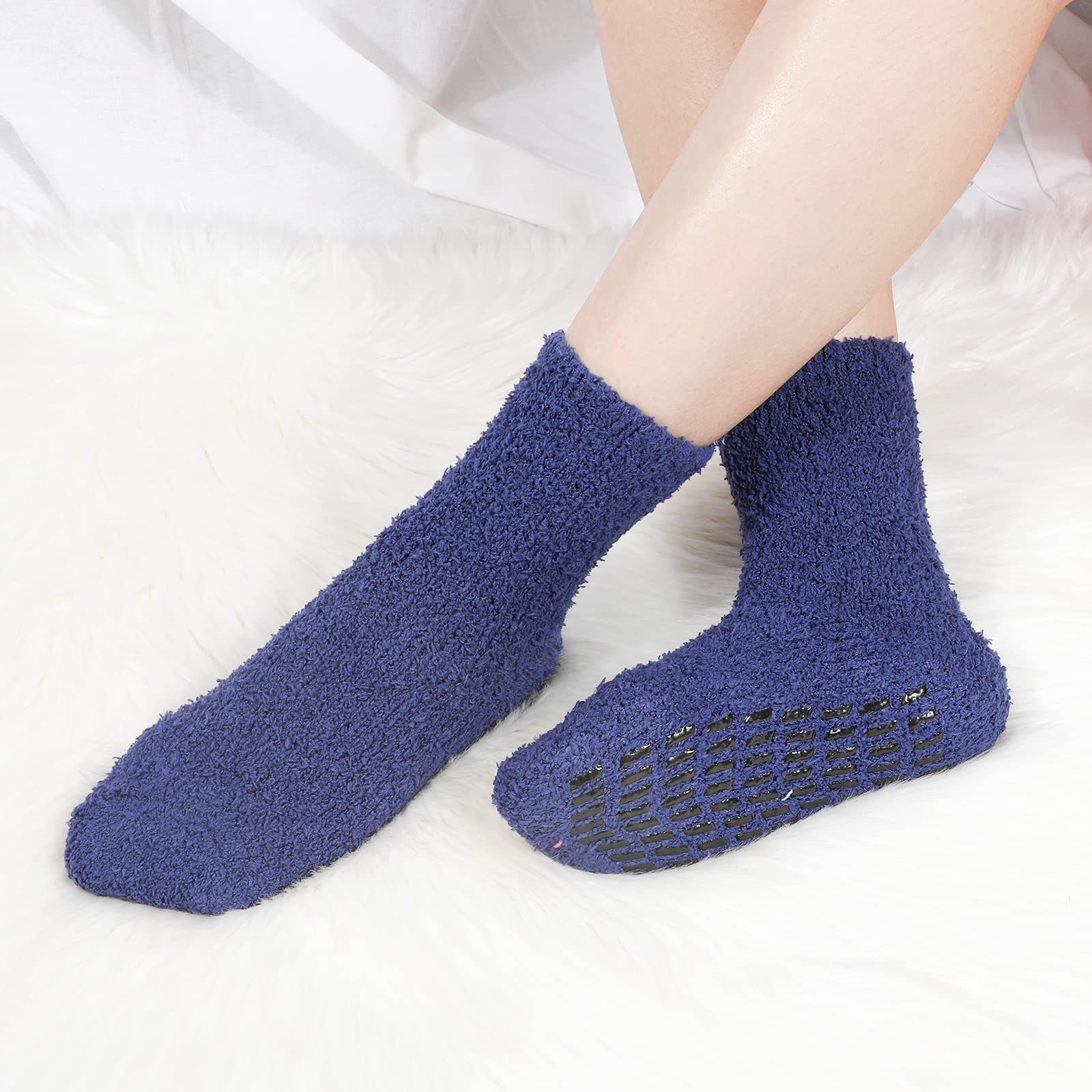 Пушистые носки Без бренда Без серии Без модели 5 пар Разноцветные, фото №7