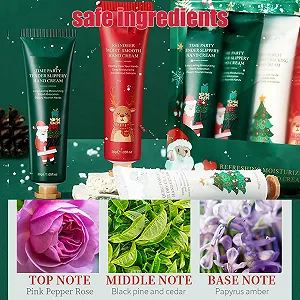 Набір Різдвяних Кремів для Рук, Міні-Набір Кремів для Рук, 5 шт synthetic.ua - Фото 1