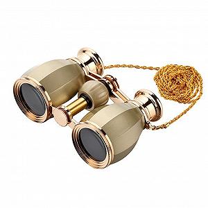 Оперные бинокли CAZARU 4x30 Coated Theatre Glass Retro с цепочкой - Фото 1