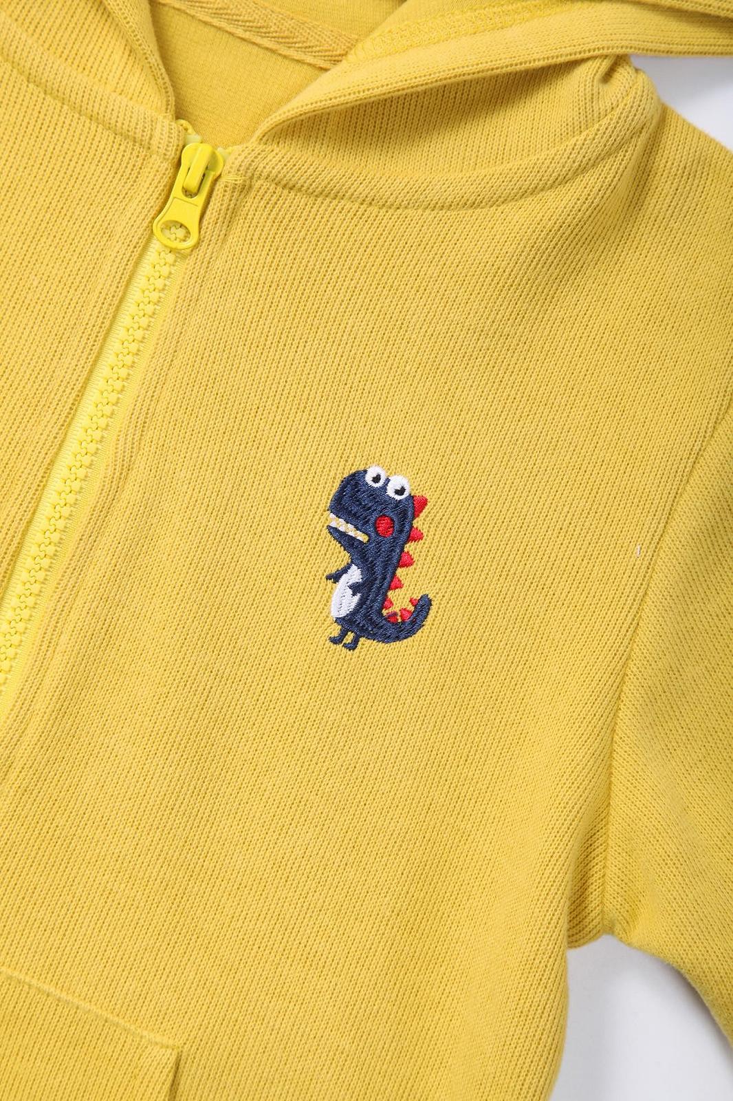 Худі Alleen для хлопчиків Толстовка з динозавром з кишенями, фото №7