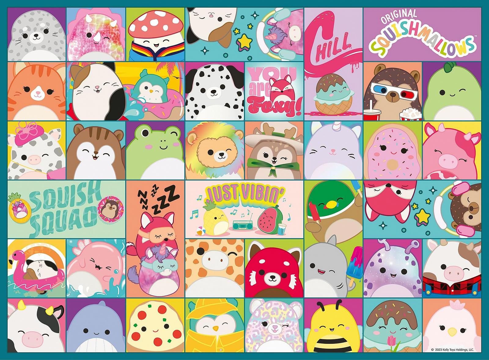 Пазл Ravensburger Squishmallows Many Colourful Squishmallows XXL 100 елементів 49 x 36 см, фото №2