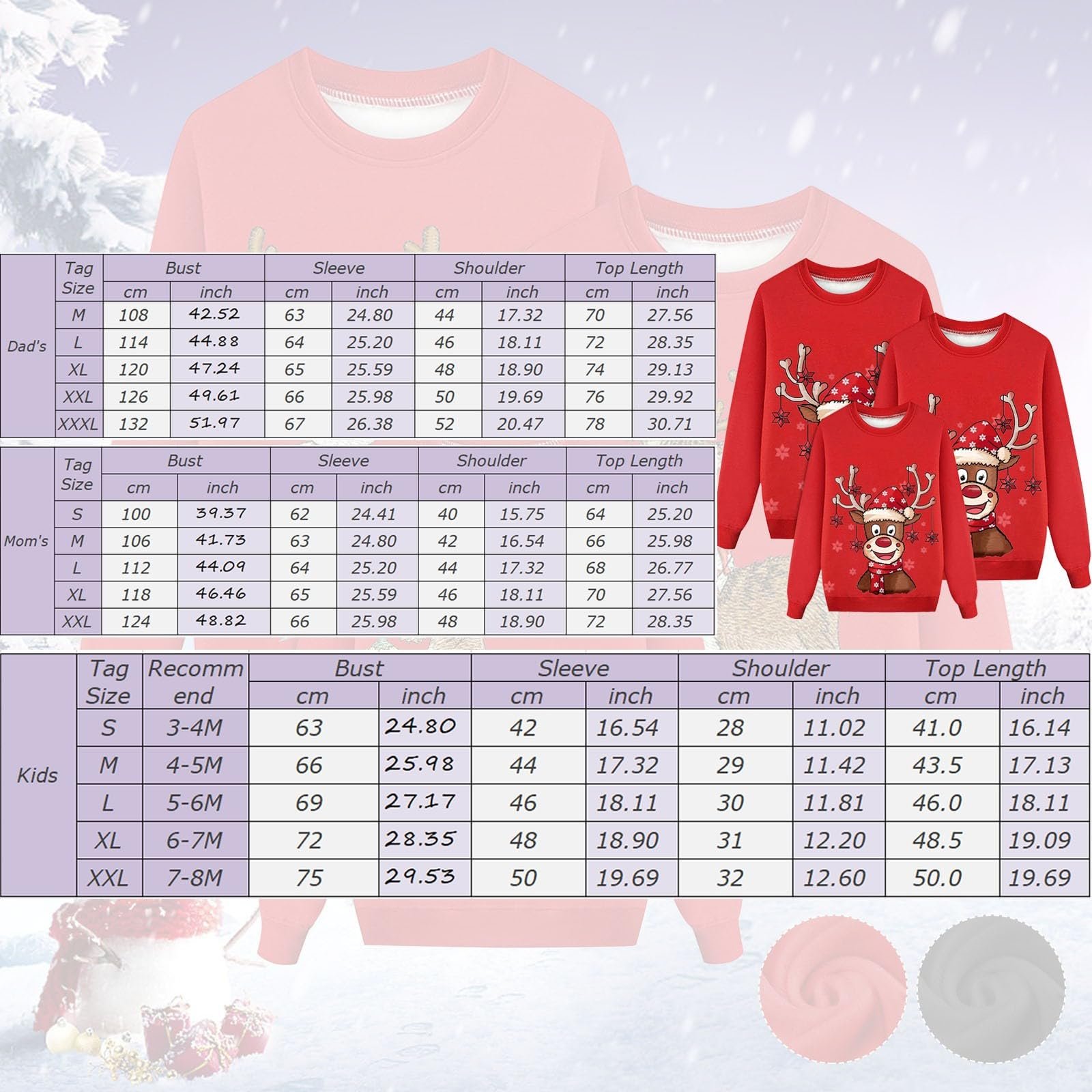 Дитячий Різдвяний Повсякденний Світшот, фото №3