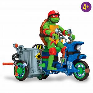 Фигурка, Ninja Turtles, CAOS Mutante, Рафаэль, мотоцикл с боевой функцией synthetic.ua - Фото 1