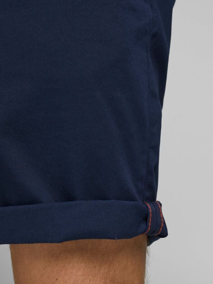 Шорти JJIBOWIE JJSHORTS SOLID SA STS 12165604 Navy Blazer Jack&Jones Темно-синій M, фото №3