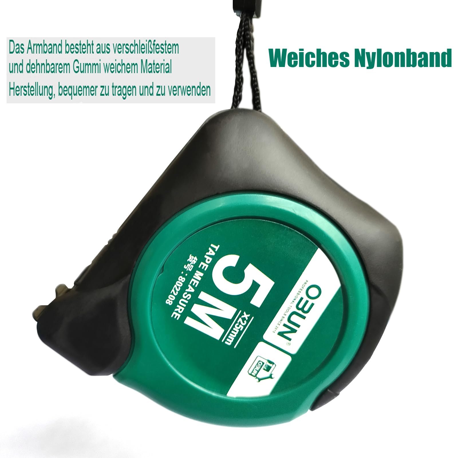 Рулетка кишенькова з метричною шкалою (5 м + 10 м), фото №4