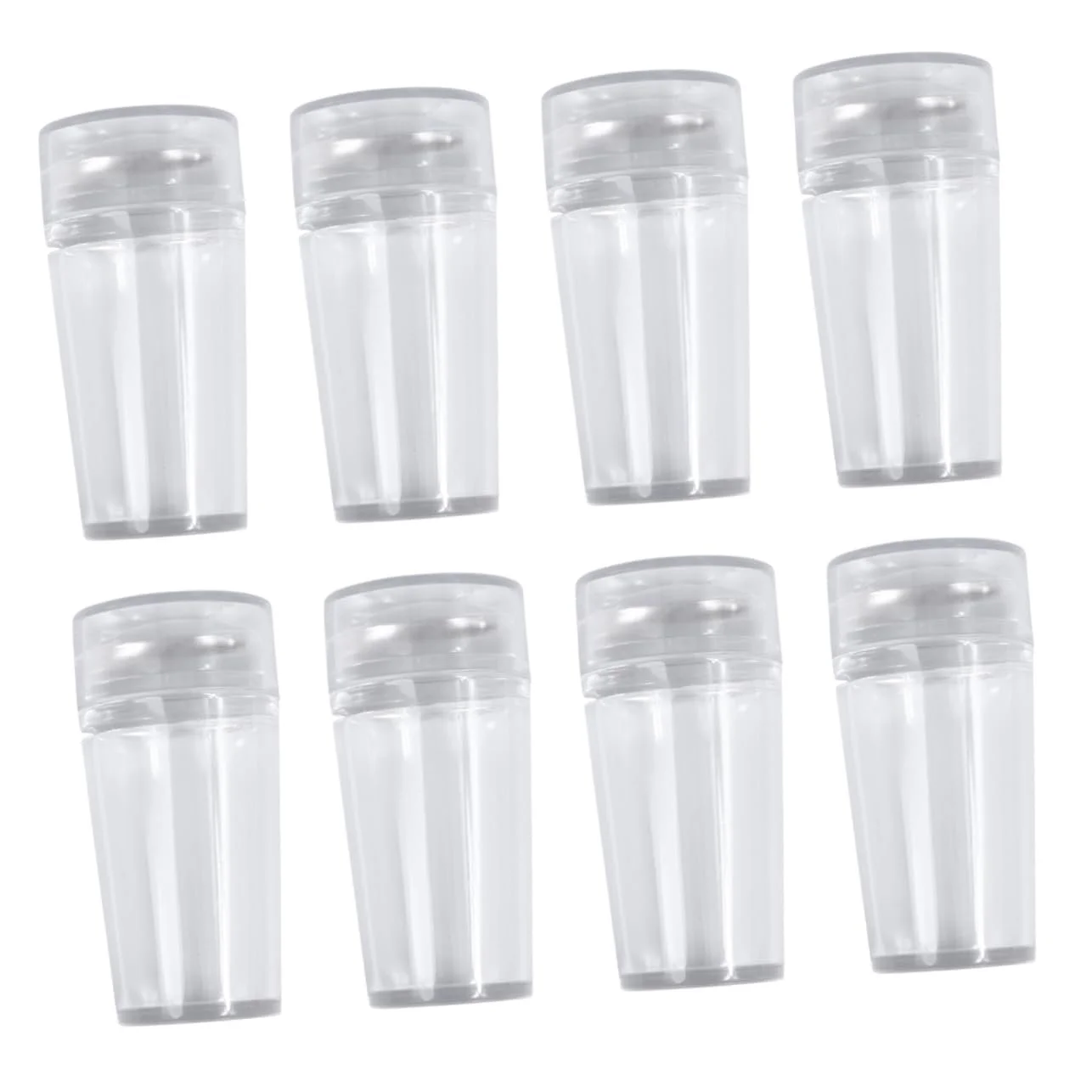 Набор штампов для дизайна ногтей 4 шт. Прозрачный, фото №1