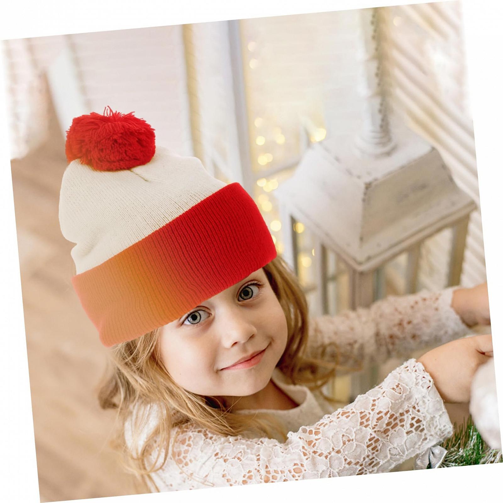 Вязаная шапка WRITWAA Красно-белая, фото №1 Вязаная шапка WRITWAA Красно-белая, фото №1