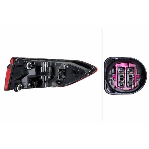 Задний фонарь HELLA 2SD 013 094-631 для AUDI левый, фото №2 Задний фонарь HELLA 2SD 013 094-631 для AUDI левый, фото №2