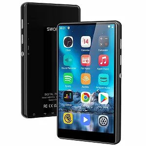MP3 плеєр SWOFY M503 Pro 80 ГБ Bluetooth і WiFi Чорний - Фото 1
