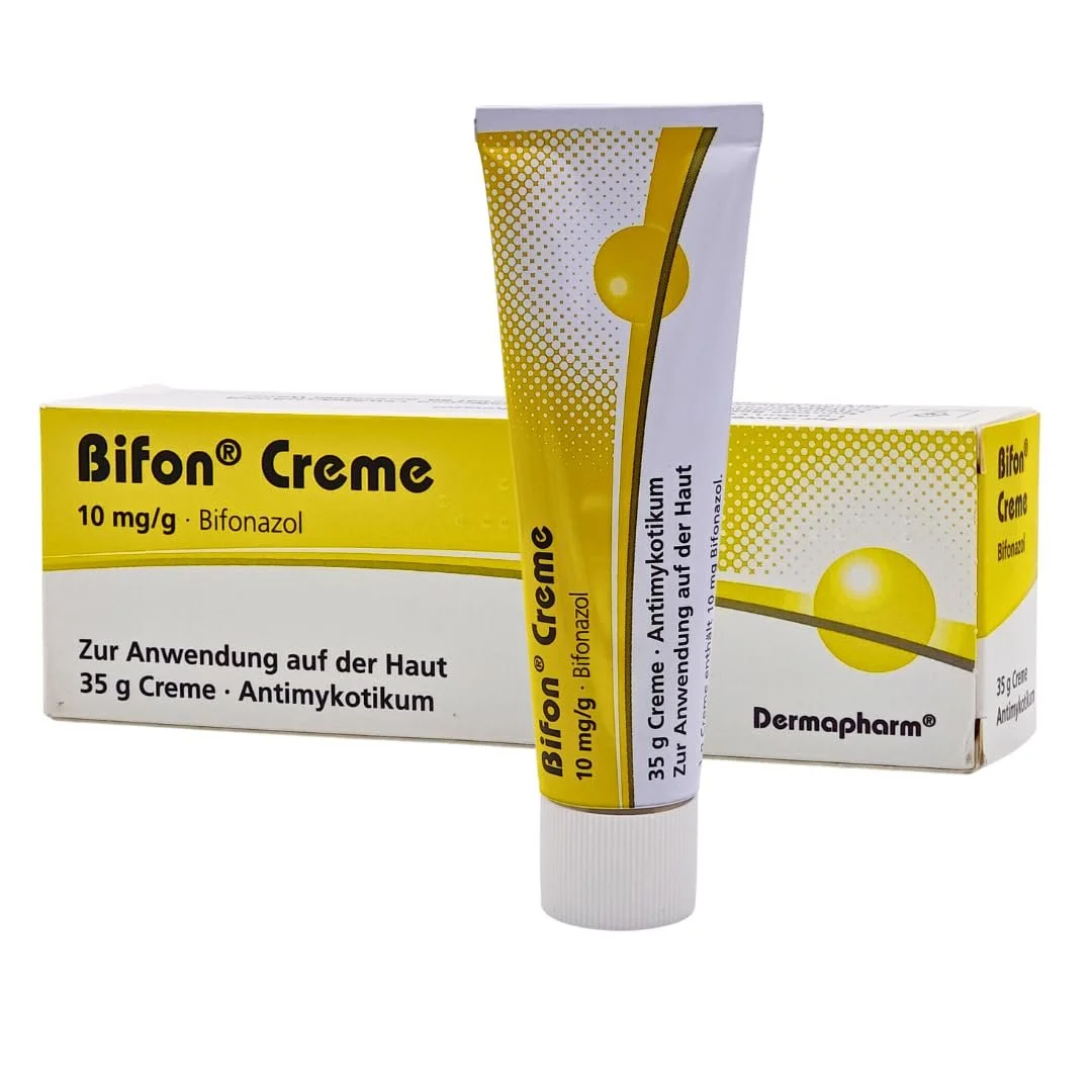 Крем Bifon Bifonazole противогрибковый широкого спектра действия набор с гелем для душа Pharma Perle 35 мл, фото №3