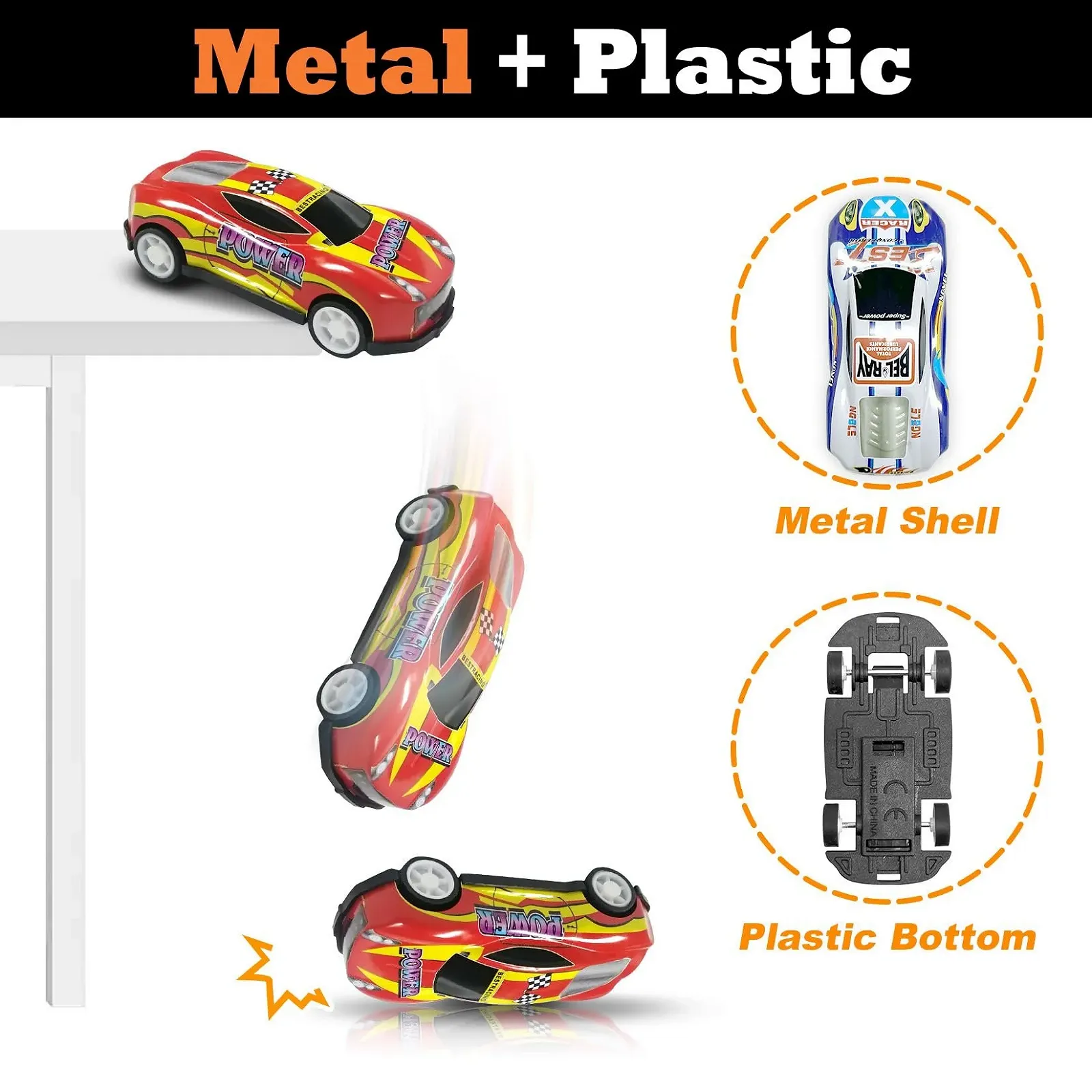 Іграшковий набір TOYABI Car Toy 21 шт з ігровим килимком та катапультою, маленькі машинки, фото №3