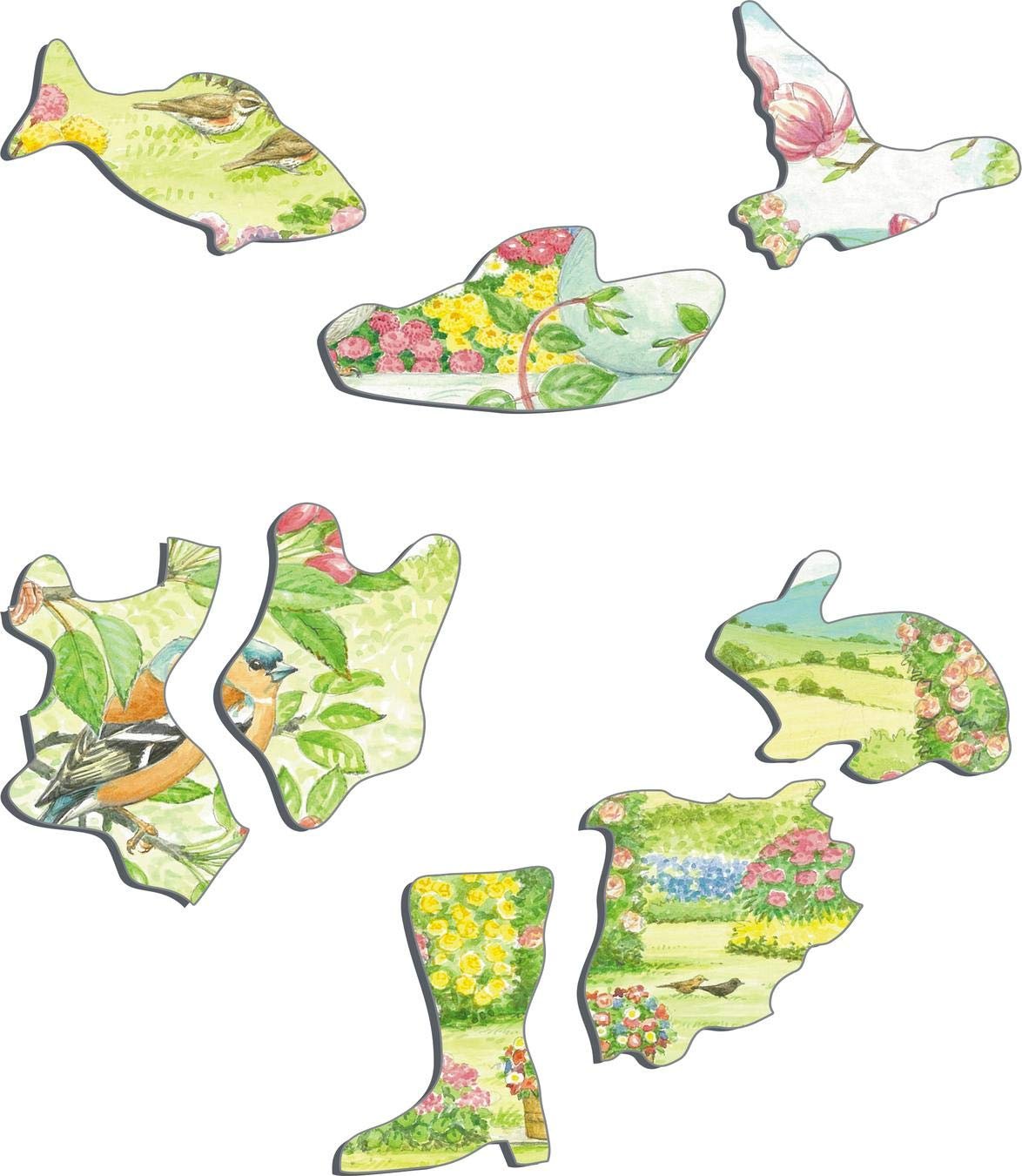 Пазл Larsen FH37 Квіти та птахи в саду 60 елементів Барвистий, фото №8 Пазл Larsen FH37 Квіти та птахи в саду 60 елементів Барвистий, фото №8