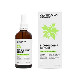 Сыворотка Scandinavian Biolabs Bio-Pilixin для женщин, Помогает уменьшить выпадение волос из-за ломкости, Активирует рост волос, Технология стволовых клеток, Ежедневное использование без лекарств, Клинически протестировано, 100 мл / 3.4 унции synthetic.ua - Фото 1