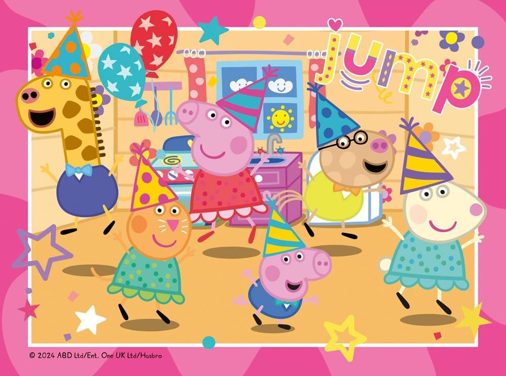 Дитячий пазл Ravensburger Peppa Pig 4 в 1 10, 12, 14, 16 деталей 19 x 14 см, фото №4