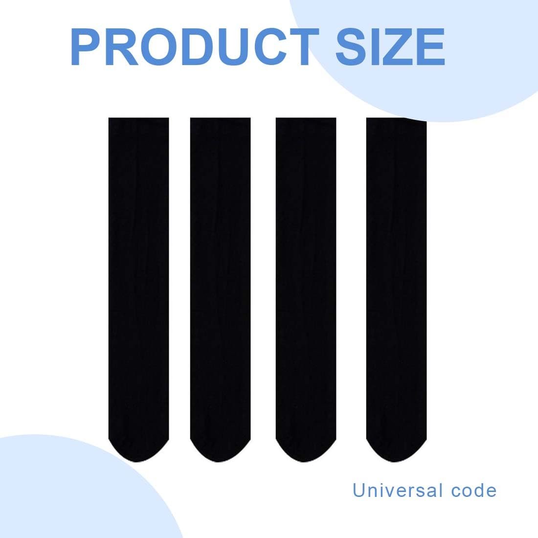 Чулки AYV 2 пары, Поддерживающие чулки, Женские чулки, Компрессионные чулки, Летние компрессионные чулки, черный цвет, фото №2