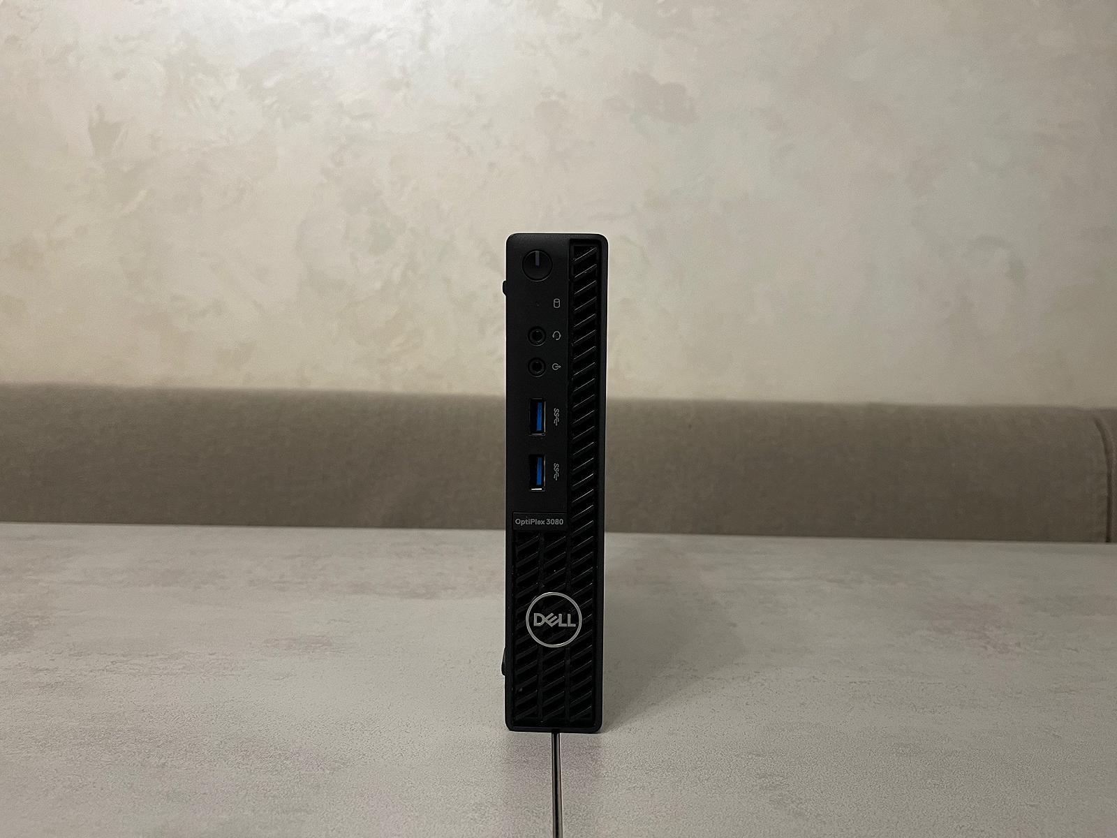 Потужний міні-ПК Dell OptiPlex 3080 Micro, i5-10600T, 16GB DDR4, 256GB SSD + 500GB HDD, Wi-Fi, фото №1
