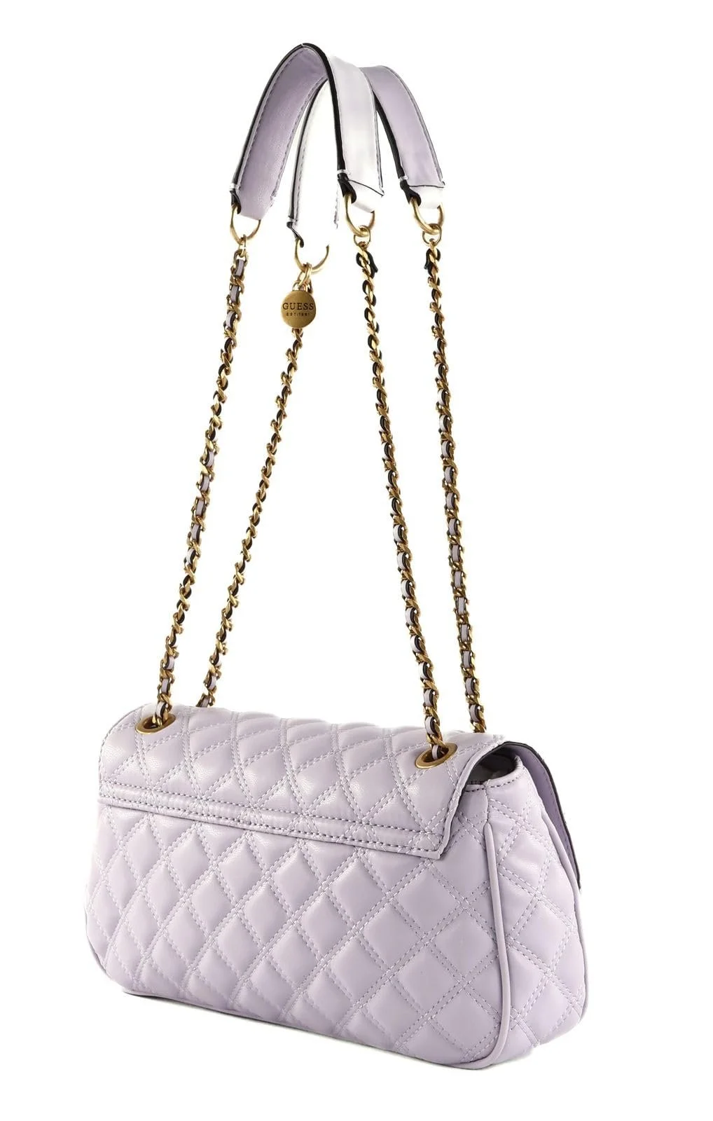 Сумка через плече GUESS Giully Convertible Xbody Flap Лавандовий, фото №4