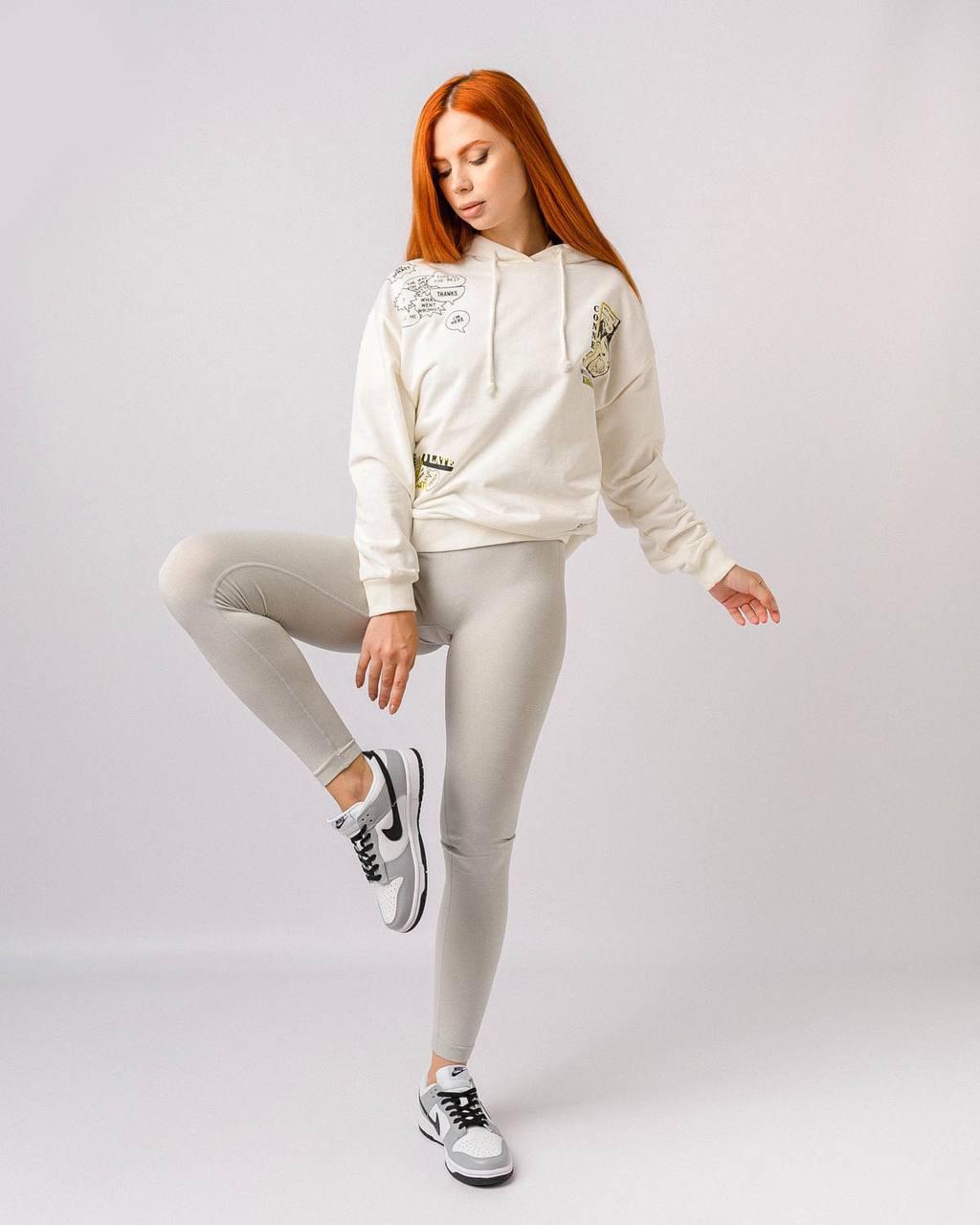 Кроссовки женские Nike SB Dunk Low Pro серые кожаные кеды найк сб данк демисезонная обувь, фото №2