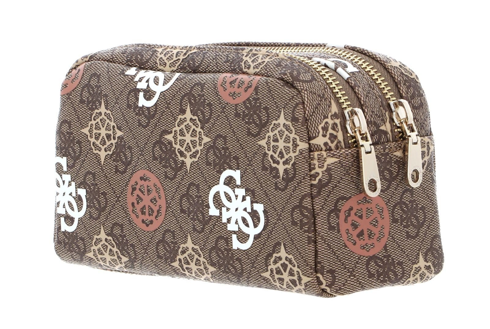 Гаманець GUESS Double Zip Brown Multi, Brown Multi, фото №4