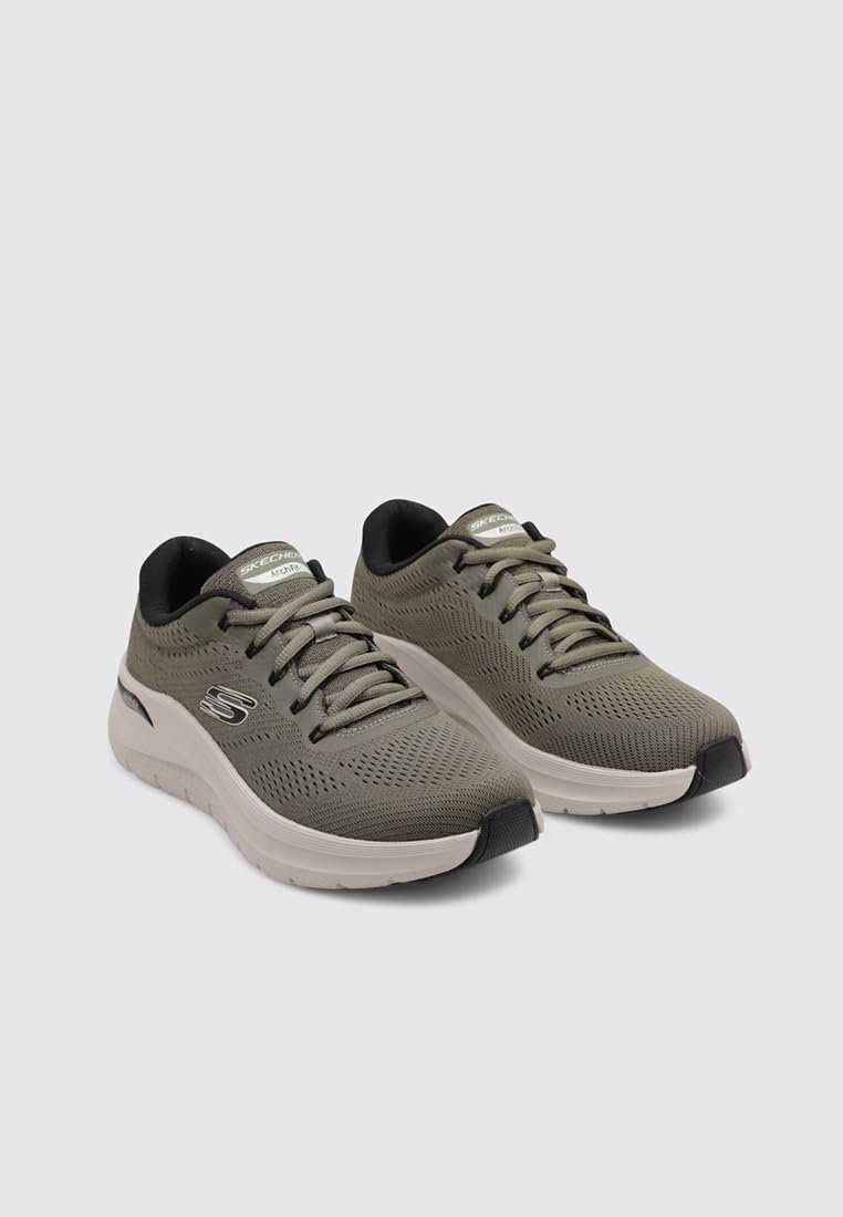 Кроссовки Skechers Arch Fit 2.0 Olive Green Сетка Vegan Washable, фото №3