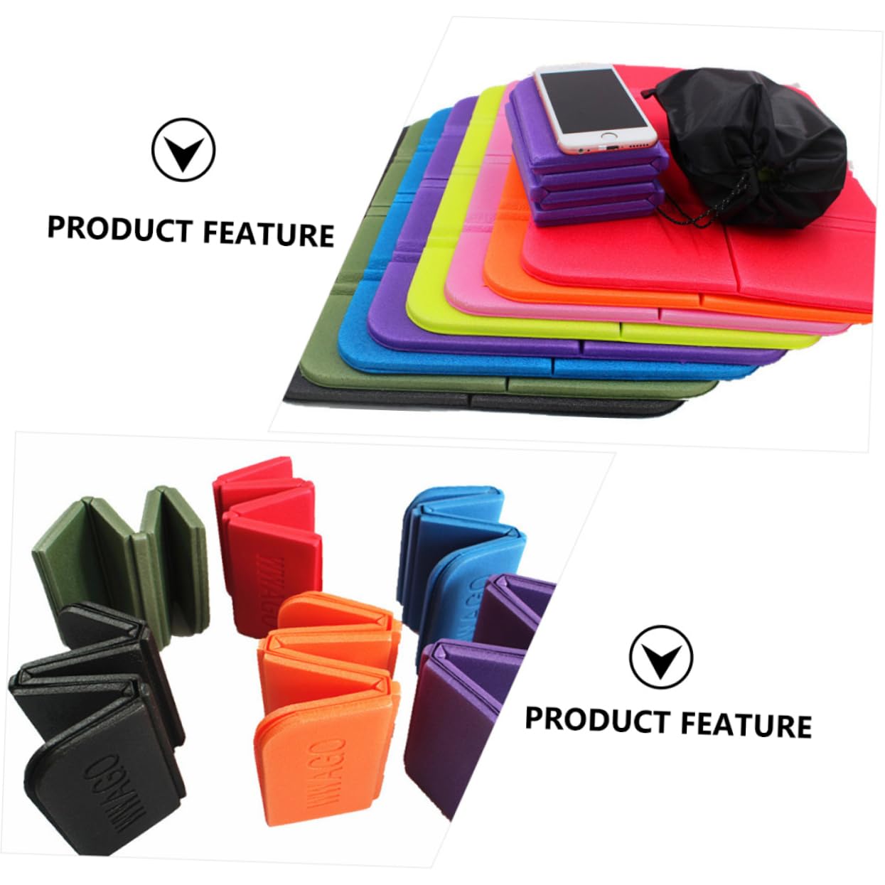 Килимок Toddmomy Xpe 8 x складаний піноматеріал для пікніку дитячий, фото №3