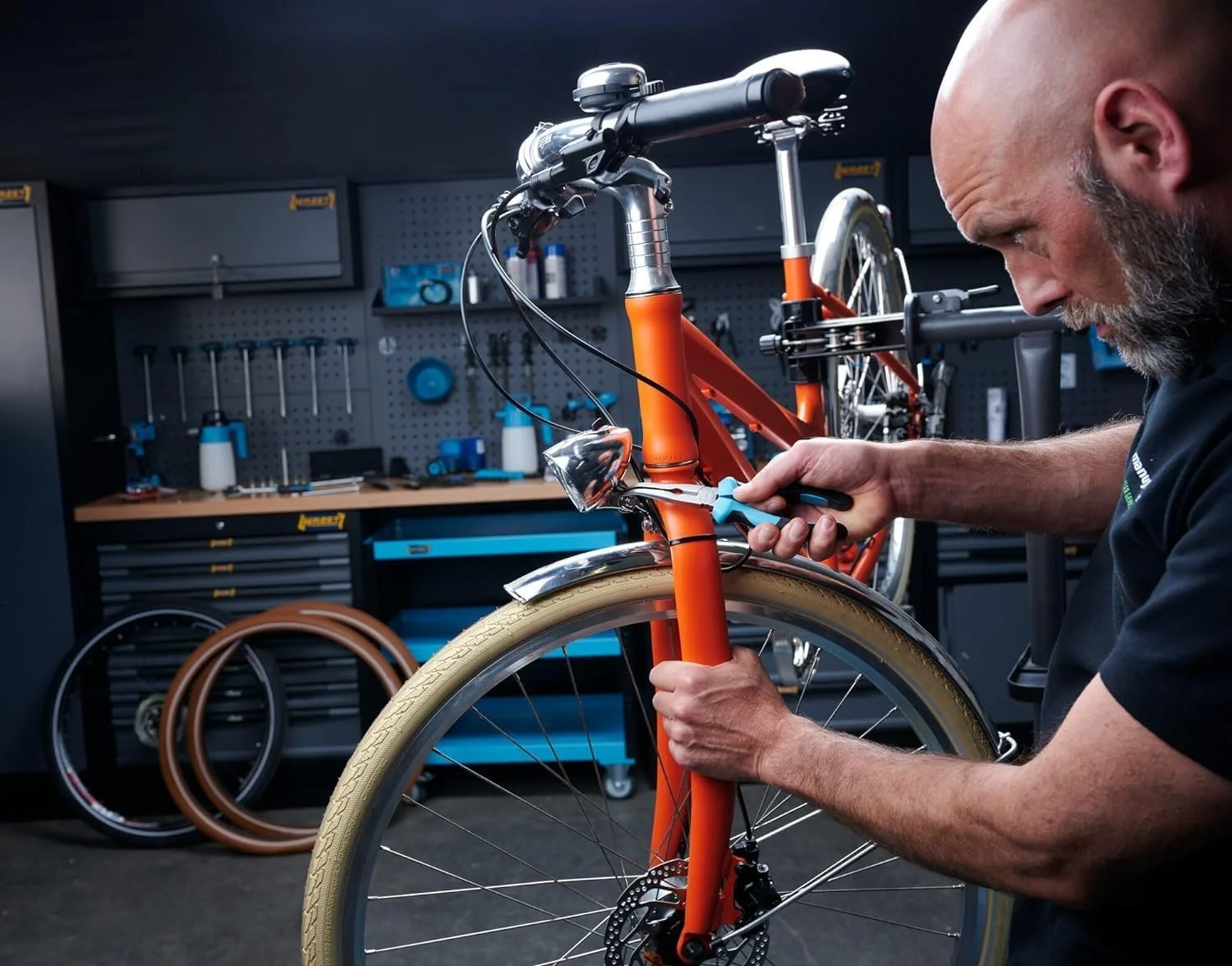 Плоскогубцы Hazet 1841MB-33, изогнутые на 45 градусов, 20 см, фото №4