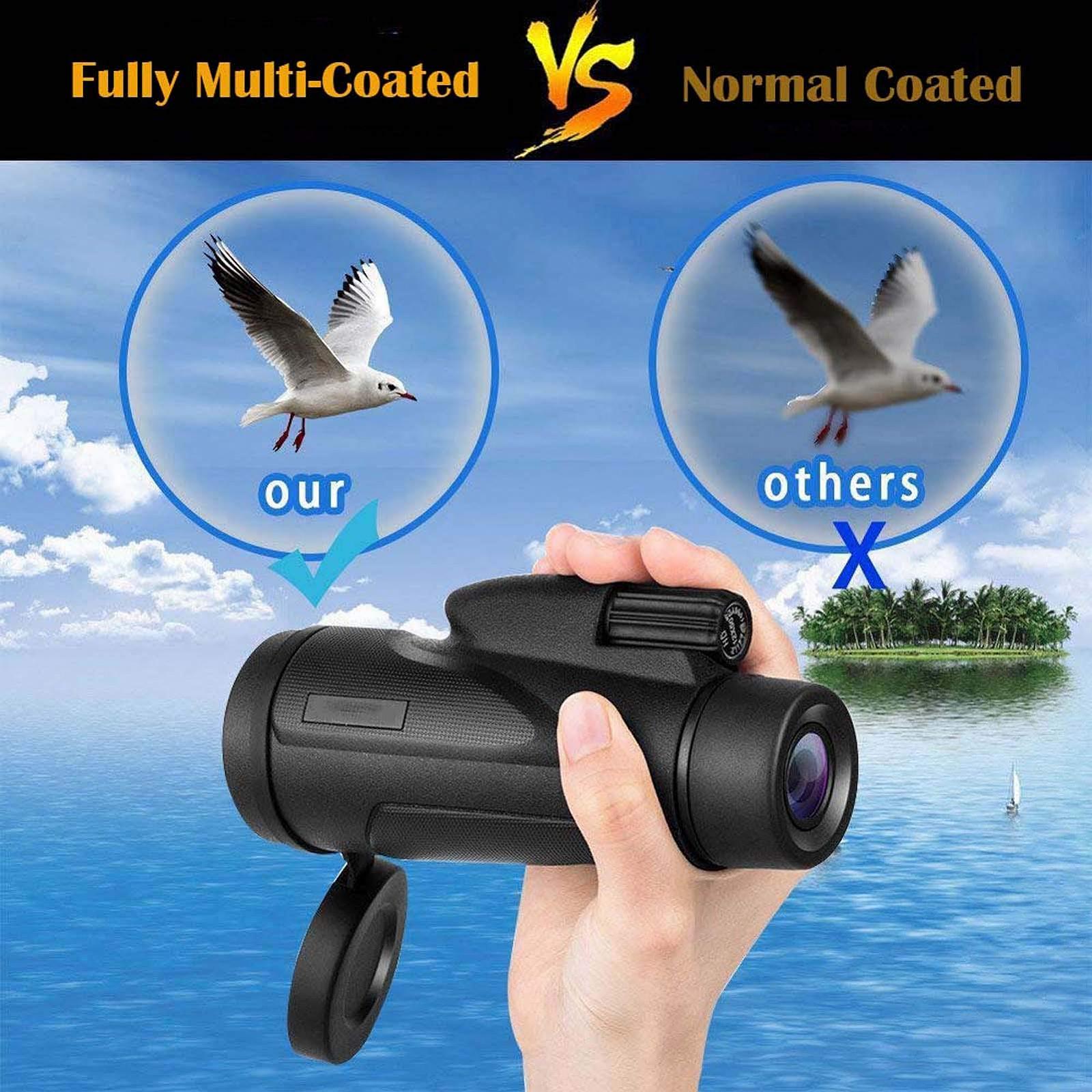 Монокуляр Teleskop 12x50 HD FMC Bak4 Prism водонепроникний, фото №4