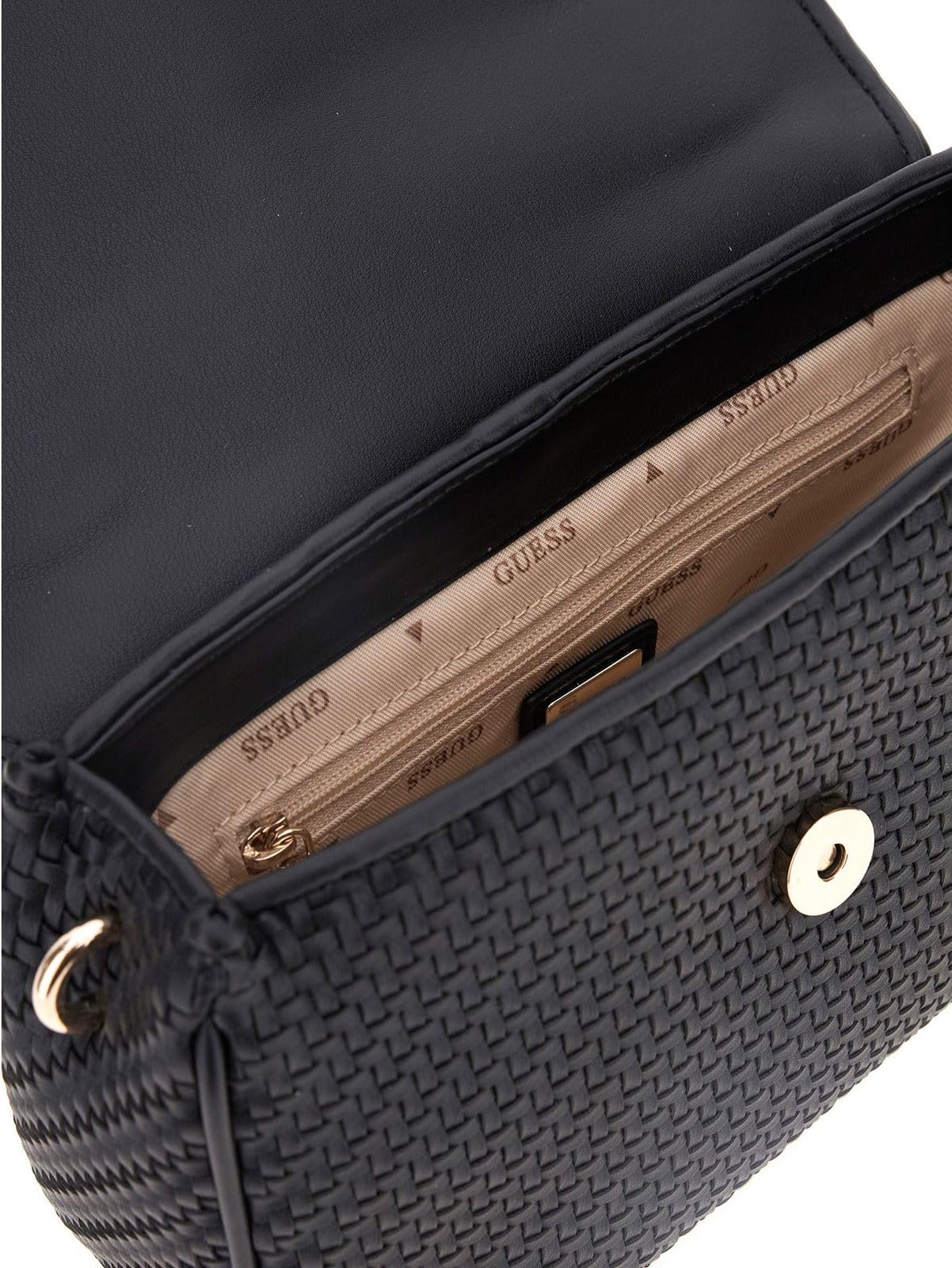 Сумка з верхньою ручкою GUESS Mirema Flap Black, фото №3