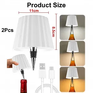 Лампа для пляшок LED 2 шт акумуляторна сенсорна димерована synthetic.ua - Фото 1