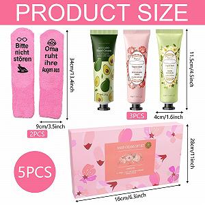 Набор Кремов для Рук и Носки с Надписью "Bitte Nicht Stören" synthetic.ua - Фото 1