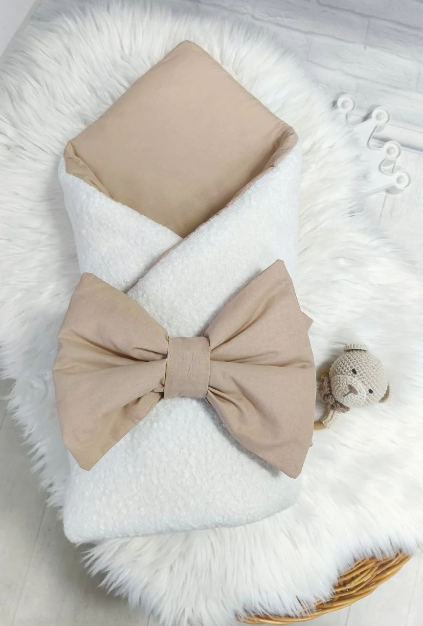 Конверт для новонародженого та людина демісезон Тедді коричневий (А00062), фото №2