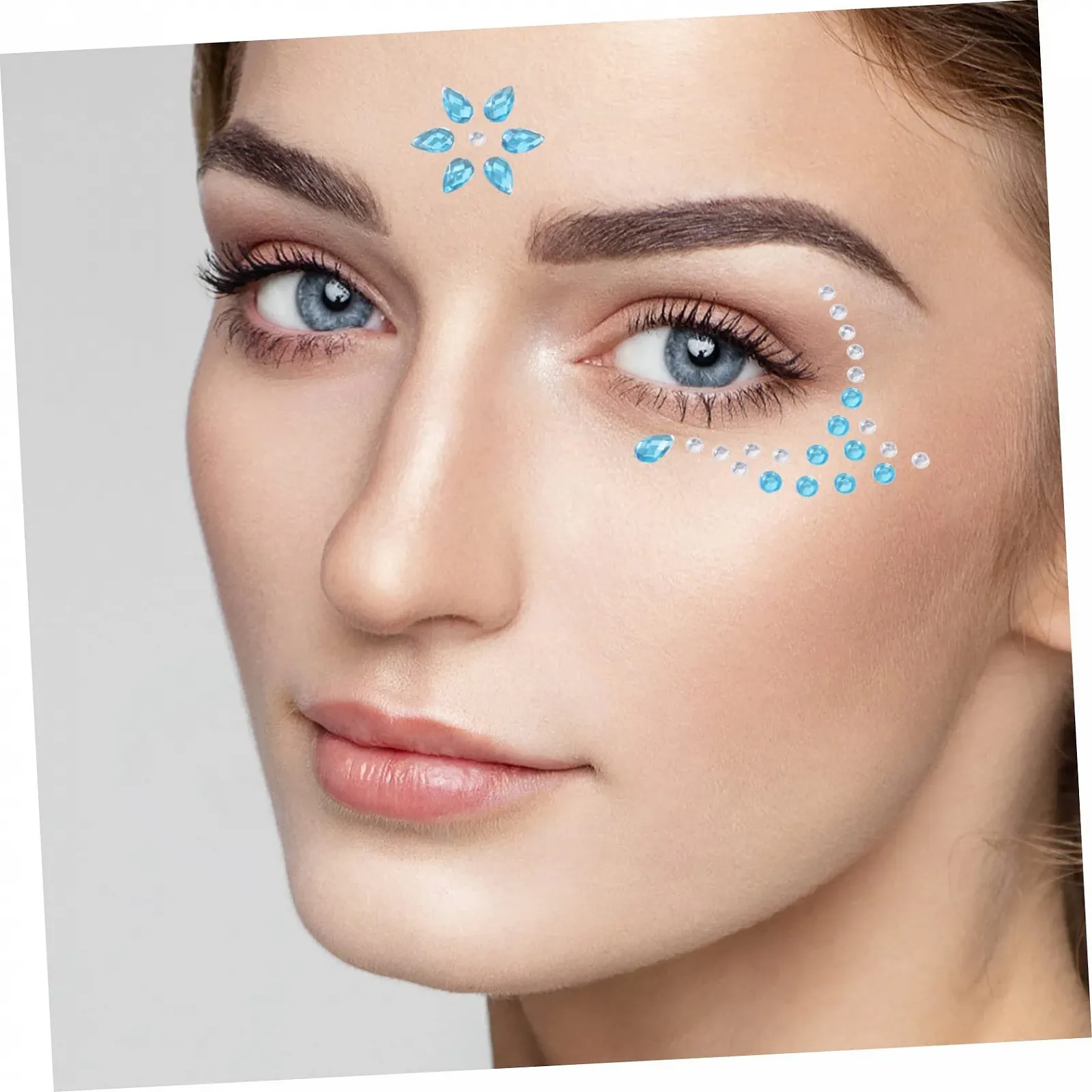 Наклейки зі стразами MERRYHAPY 8 аркушів, фото №2