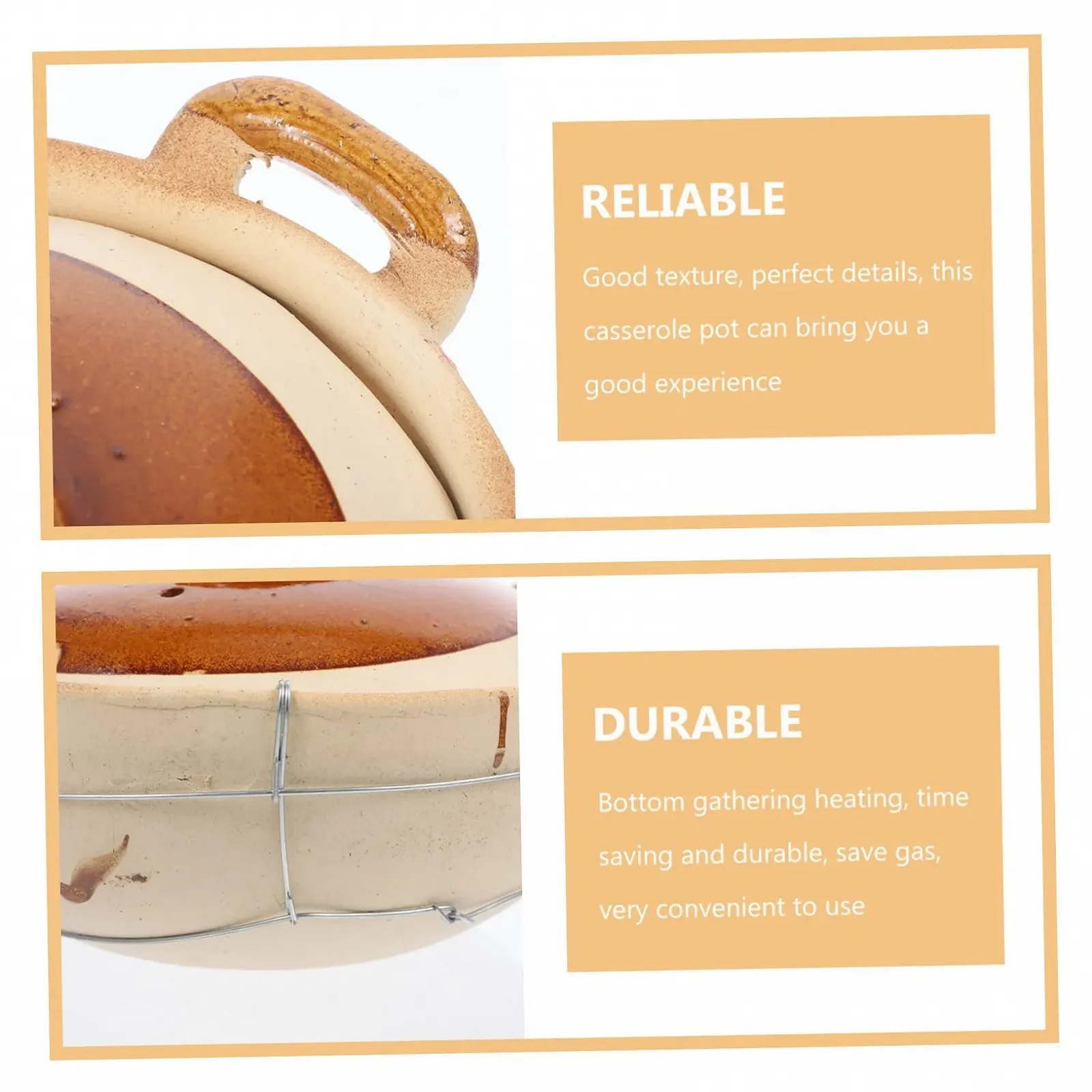 Каструля BESTYASH з подвійною ручкою для дому та ресторанів універсальна, фото №5