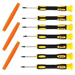 Набір викруток Torx 10 предметів T3 T4 T5 T6 T7 T8 T10 Магнітні прецизійні з важелями для розбирання - Фото 1