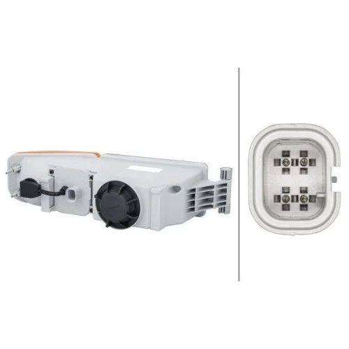 Фара дальнего света HELLA 1NB 354 986-031 для MAN левая, фото №2 Фара дальнего света HELLA 1NB 354 986-031 для MAN левая, фото №2