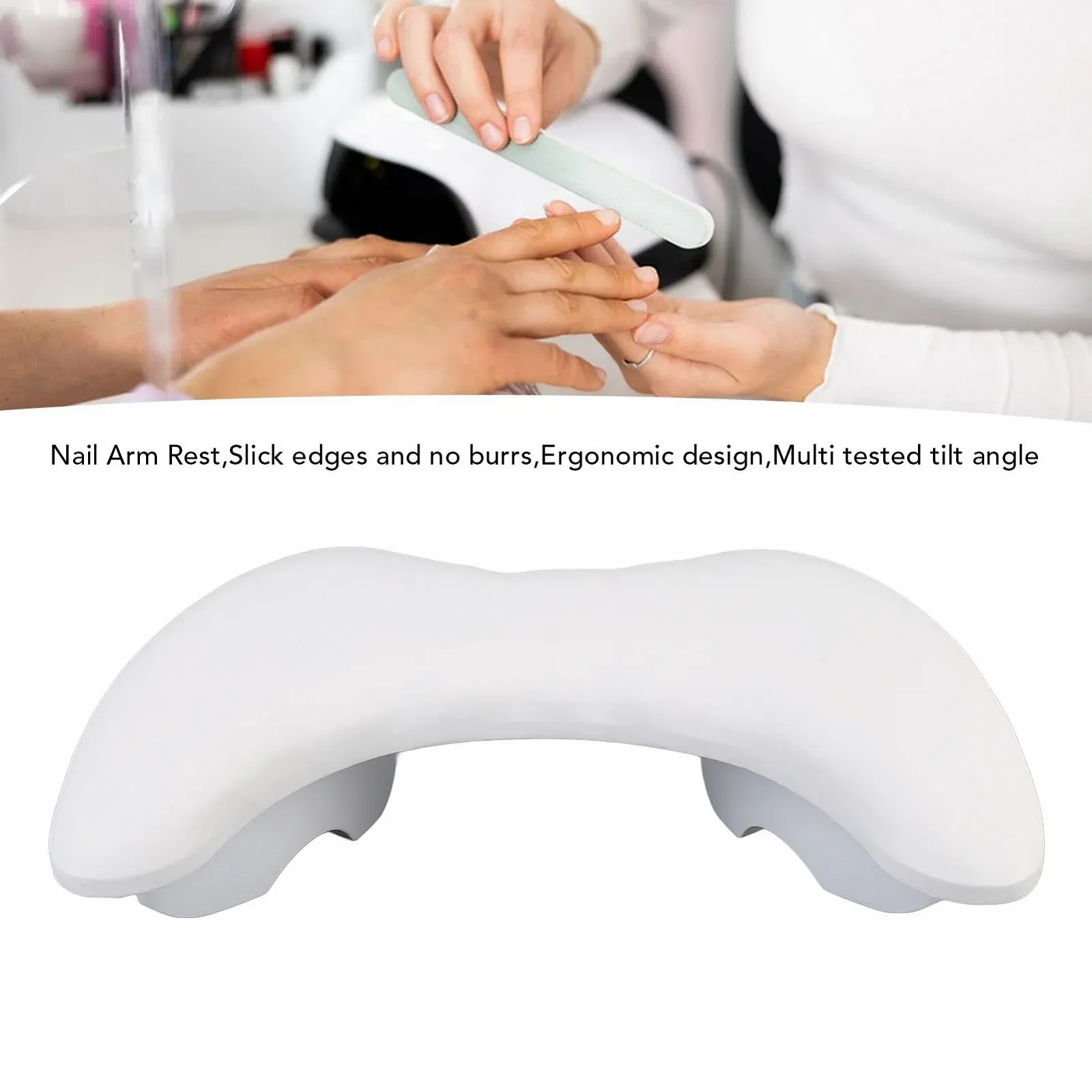 Підставка для рук майстра манікюру U-подібна знімна подушка, фото №6 Підставка для рук майстра манікюру U-подібна знімна подушка, фото №6