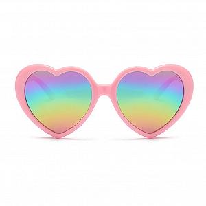 Сонцезахисні окуляри Форма серця Поляризовані Модні RUNHUIS для жінок та чоловіків Вінтажні Ретро - Фото 1