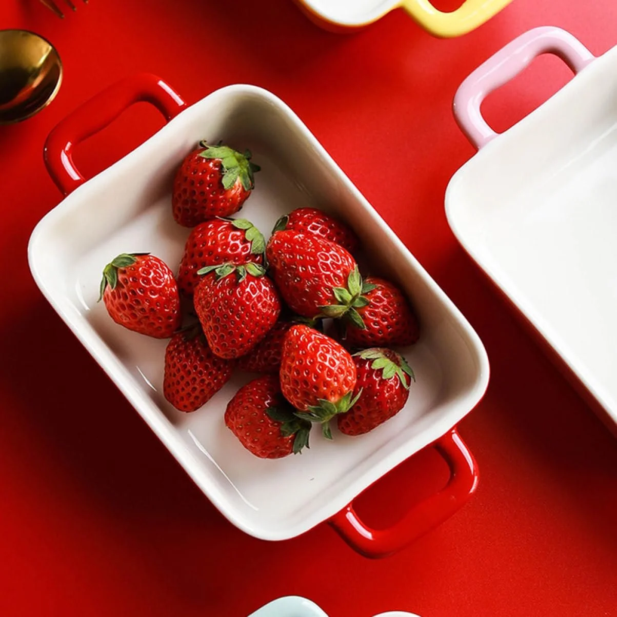 Форма для запекания Garneck керамическая для пиццы и риса с ручками, фото №5