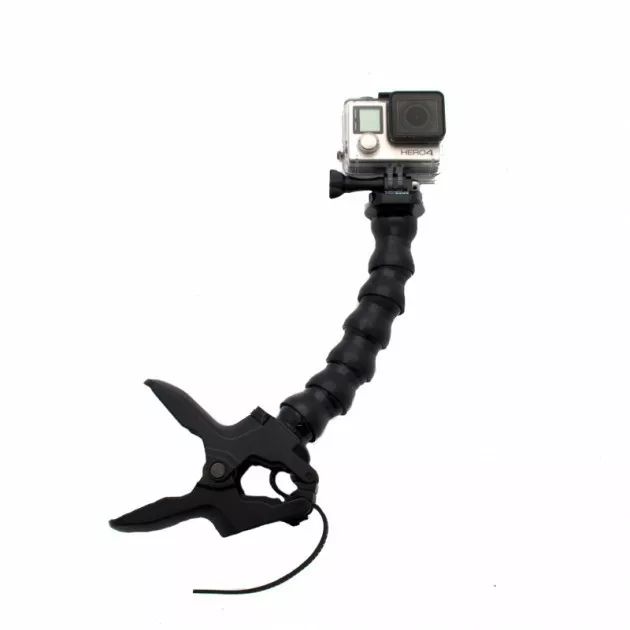 Зажим для GoPro с гусиной шеей Flex Clamp AC Prof черный XTGP117, фото №11
